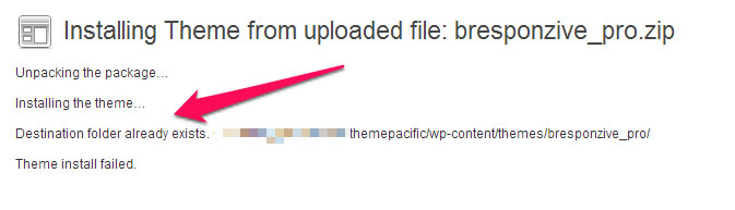 WP-Theme-Update-error