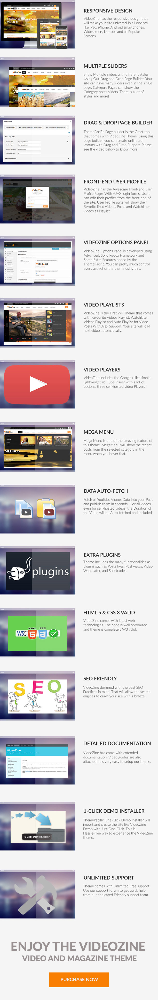 VideoZine - Video and Magazine WordPress Theme